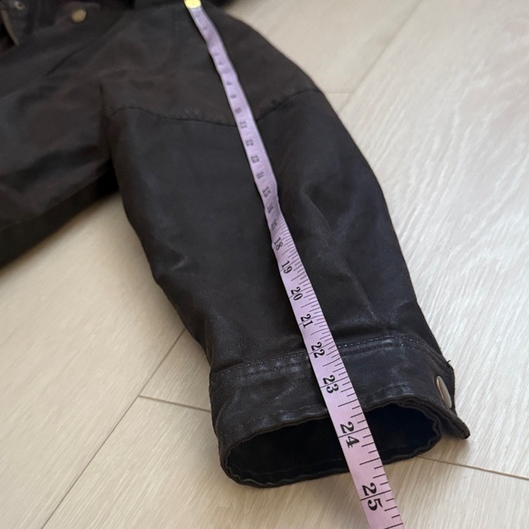 Zara Kids Chocolate Brown Leather Jacket with Hood - Picture 7 of 9